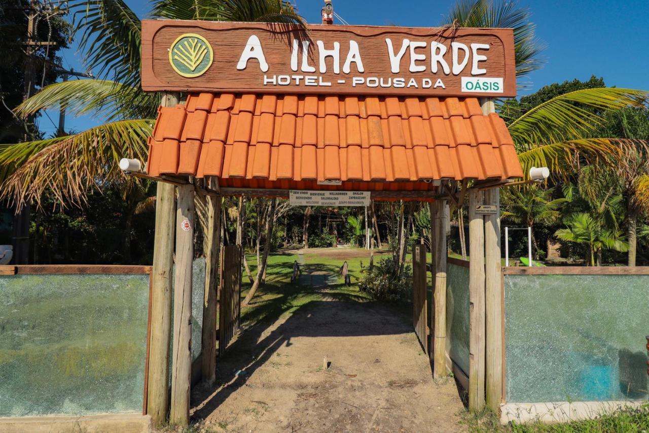 A Ilha Verde Hotel Pousada Na Praia Ilha do Mel Eksteriør billede